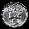 Image 2 : 1942-s Mercury Dime 10c Grades Select Unc FSB