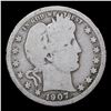 Image 2 : 1907-d Barber Quarter 25c Grades vg, very good