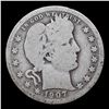Image 2 : 1907-p Barber Quarter 25c Grades vg, very good