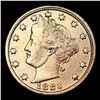 Image 2 : 1883 n/c "Racketeer Nickel" Liberty Nickel 5c Grades vf++