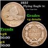 Image 1 : 1857 Flying Eagle Cent 1c Grades vg details