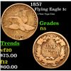 Image 1 : 1857 Flying Eagle Cent 1c Grades f+