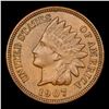 Image 2 : 1907 Indian Cent 1c Grades Select+ Unc BN