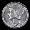 Image 2 : 1942-s Mercury Dime 10c Grades Select Unc