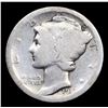 Image 2 : 1917-d Mercury Dime 10c Grades g+