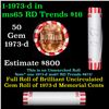 Image 1 : Shotgun Lincoln 1c roll, 1973-d 50 pcs Bank Wrapper.