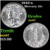 Image 1 : 1942-s Mercury Dime 10c Grades GEM++ Unc