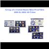 Image 1 : Group of 2 United States Mint Proof Sets 2001-2002 20 coins.