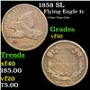 Image 1 : 1858 SL Flying Eagle Cent 1c Grades vf++