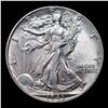 Image 2 : 1943-p Walking Liberty Half Dollar 50c Grades Select Unc