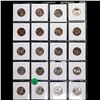 Image 3 : 20x Proof Washington Quarters in a Page, Dates from 1968 to 2009! Washington Quarter 25c Grades Bril