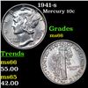 Image 1 : 1941-s Mercury Dime 10c Grades GEM+ Unc