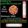 Image 1 : Shotgun Lincoln 1c roll, 1974-p 50 pcs Bank Wrapper.