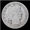 Image 2 : 1907-o Barber Half Dollars 50c Grades g, good