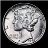 Image 2 : 1943-p Mercury Dime Near TOP POP! 10c Graded ms67+ BY SEGS