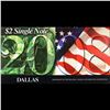 Image 2 : 2003A $2 Federal Reserve Note, Uncirculated 2008 BEP Folio Issue (Dallas, TX) Grades Gem CU
