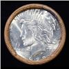 Image 2 : ***Auction Highlight*** Full solid date 1922-p Uncirculated Peace silver dollar roll, 20 coins (fc)