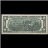 Image 3 : 1976 $2 Federal Reserve Note 1st Day of Issue, with Stamp Grades Gem CU