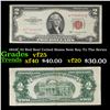 Image 1 : 1953C $2 Red Seal United States Note Key To The Series Grades vf+