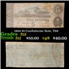 Image 1 : 1864 $5 Confederate Note, T69 Grades f, fine