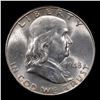Image 2 : 1948-d Franklin Half Dollar 50c Grades Choice Unc FBL