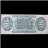 Image 3 : US Fractional Currency 50c Third Issue Fr-1328 Spinner Red Rev Grades vf+