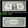 Image 1 : 1963B $1 'Barr Note' Federal Reserve Note Grades vf+