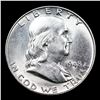 Image 2 : 1948-p Franklin Half Dollar 50c Grades Choice+ Unc