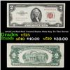 Image 1 : 1953C $2 Red Seal United States Note Key To The Series Grades vf+