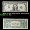 Image 1 : 1963B $1 'Barr Note' Federal Reserve Note Grades f, fine