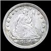 Image 2 : 1854 Arrows Seated Liberty Quarter 25c Grades Select AU