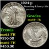 Image 1 : 1924-p Standing Liberty Quarter 25c Grades Select Unc+ FH