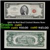 Image 1 : 1963 $2 Red Seal United States Note Grades Select CU