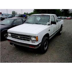  1989 CHEVROLET S10 PICKUP - 78,087 (5-Digit)