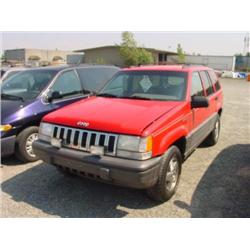  1995 JEEP GRAND CHEROKEE-6 CYL - 129,028 Act