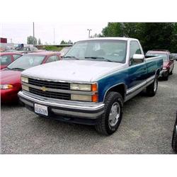  1992 CHEVROLET C1500 PICKUP - 102,261 Exmt