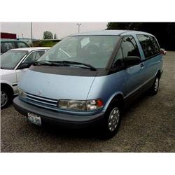  1991 TOYOTA PREVIA VAN - 209,247 Exmt
