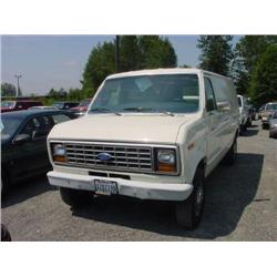  1991 FORD ECONOLINE E250 VAN - 89,194 Exmt
