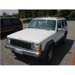  1990 JEEP CHEROKEE-6 CYL. - 169,849 Exmt