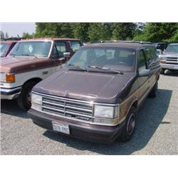  1988 DODGE GRAND CARAVAN - 110,707 Exmt