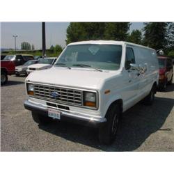  1989 FORD ECONOLINE E250 VAN - 19,625 (5-Digit)