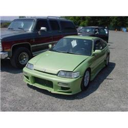  1991 HONDA CIVIC CRX - 92,090 Exmt