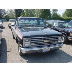  1985 CHEVROLET C10 PICKUP - 157,963 Exmt