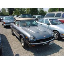  1981 FIAT SPYDER - 31,343 (5-Digit)