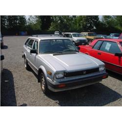  1983 HONDA CIVIC - 95,625 Exmt