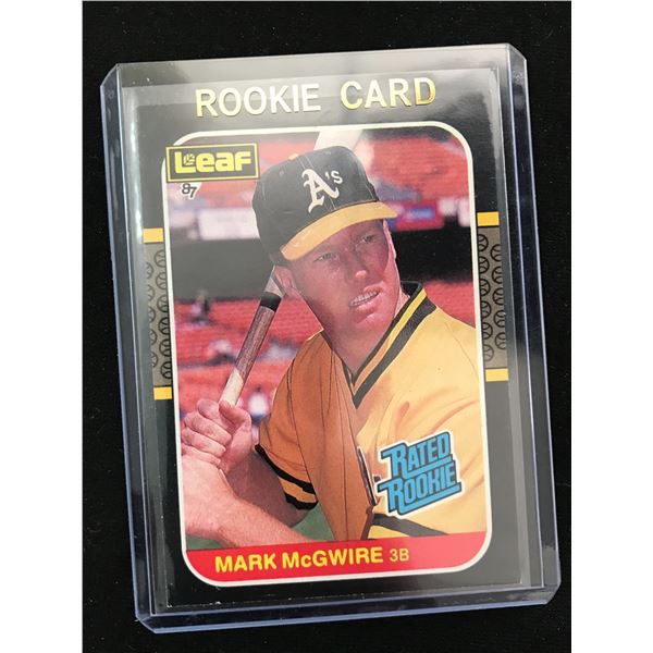 1987 LEAF MARK MCGWIRE NO. 46