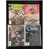 Image 1 : LOT OF 4 CONAN THE BARBARIAN COMICS (MARVEL COMICS)