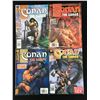 Image 1 : LOT OF 4 CONAN THE BARBARIAN COMICS (MARVEL COMICS)