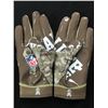 Image 3 : DAVID JOHNSON DUAL SIGNED SALUTE TO SERVICE GAME USED FOOTBALL GLOVES (ARIZONA CARDINALS)