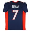 Image 1 : JOHN ELWAY SIGNED DENVER BRONCOS FOOTBALL JERSEY (BECKETT COA)
